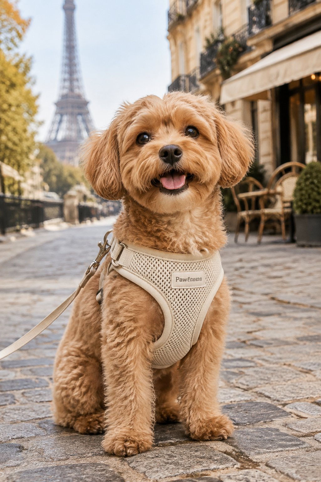 Harnais respirant chien