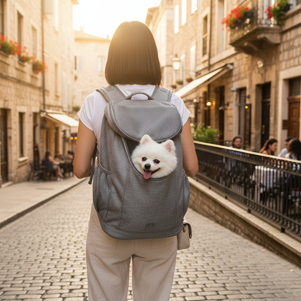 Sac à dos de transport pour chien et chat grande capacité